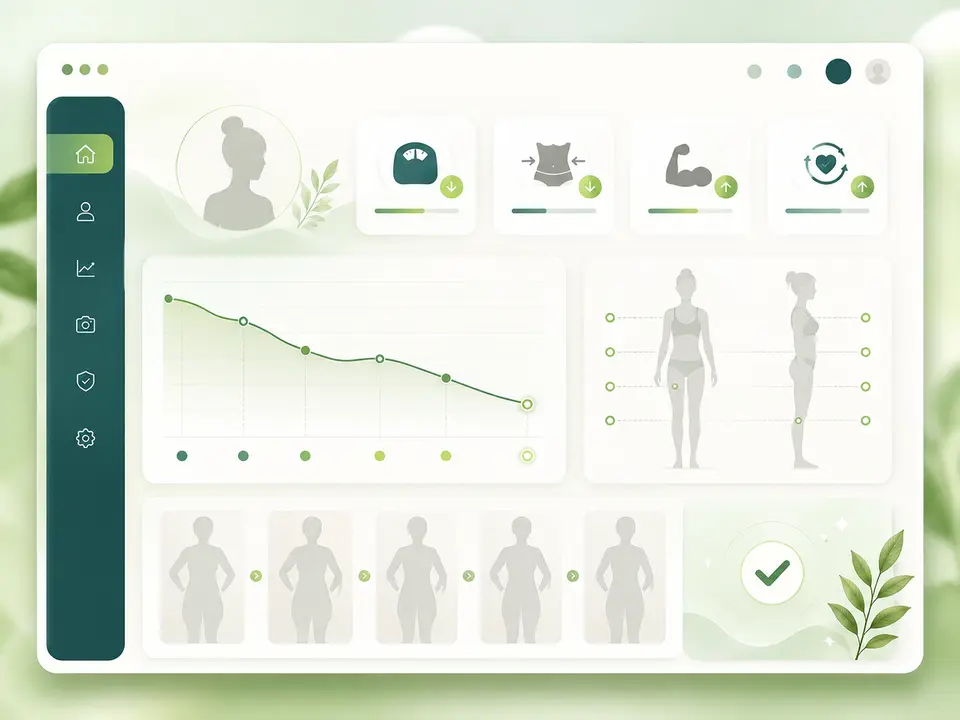 Dashboard web StareSano per monitoraggio progressi e benessere