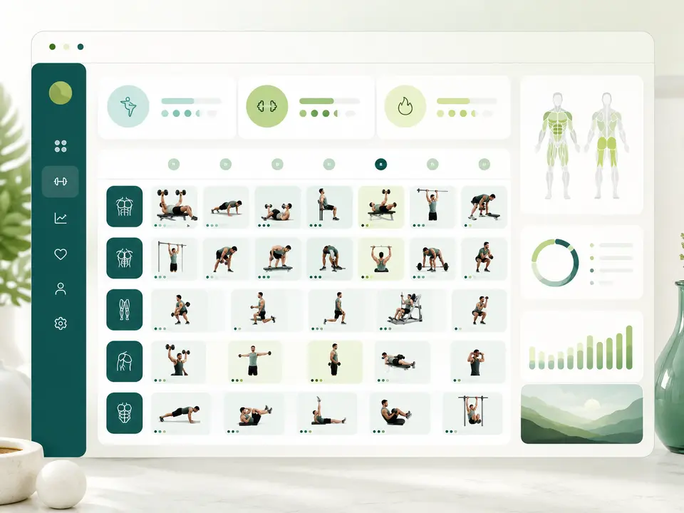 Scheda di allenamento creata con Intelligenza Artificiale